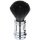 Merkur Rasierpinsel Barber Pole, Black Fibre Synthetik, Glanzchrom
