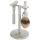 Merkur Rasier-Set 780002 (Rasierer, Pinsel, Ständer), Mattchrom